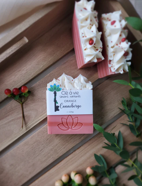 Savon Canneberge - Clé à vie